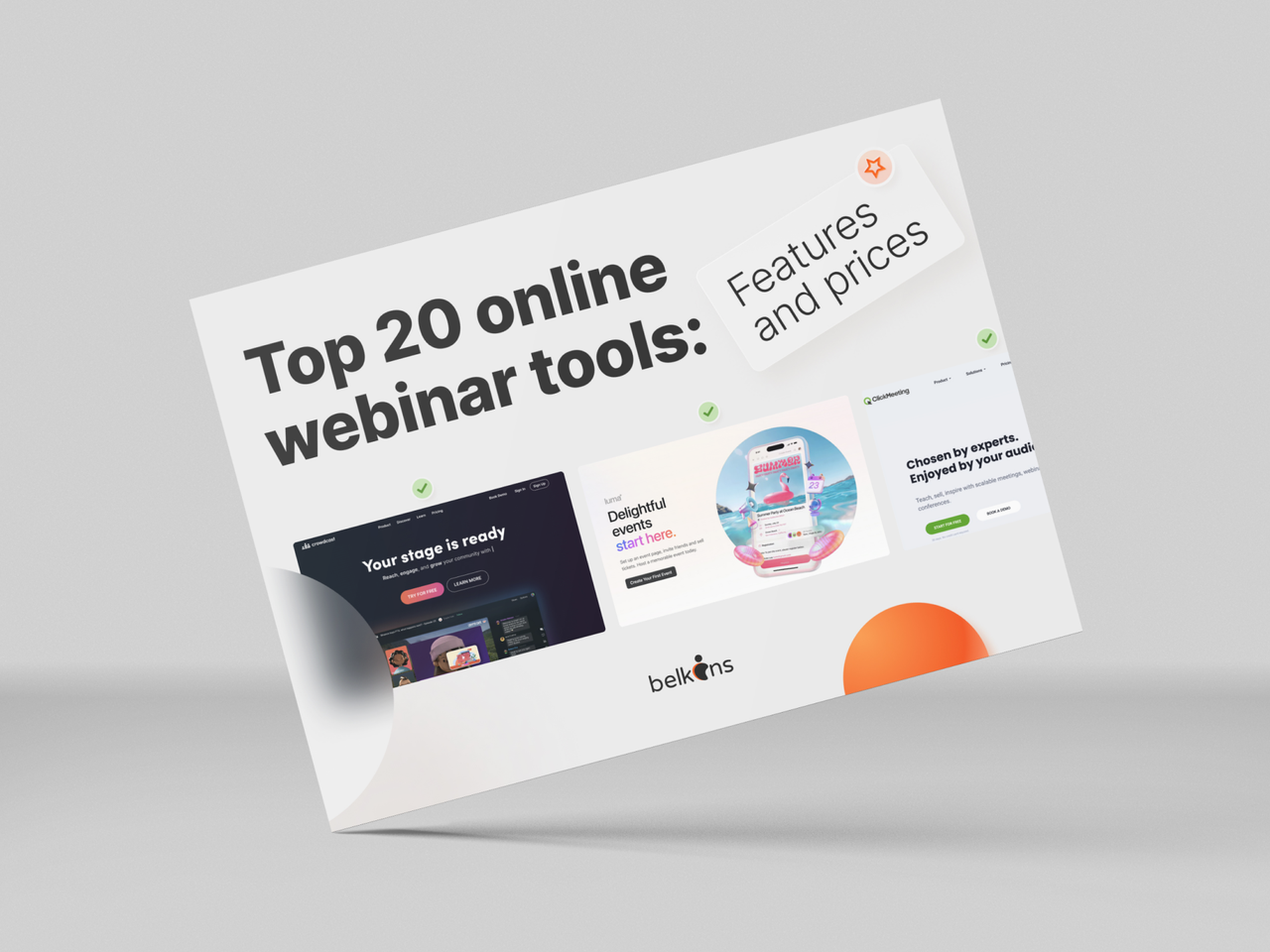 Top 20 online webinar tools: Features and prices